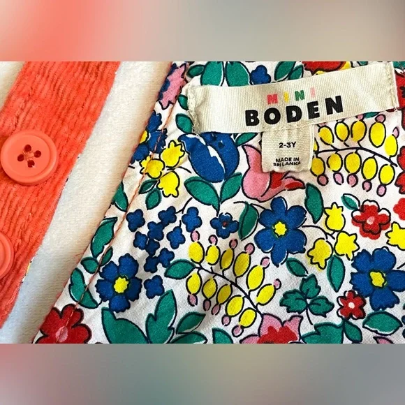 GAP Zara Boden Toddler Girls LOT of Dresses Floral Pink Yellow Coral 2T 2-3 YO - Picture 16 of 16